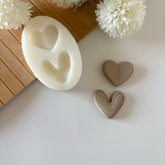 Detailed Hearts Silicone Mold